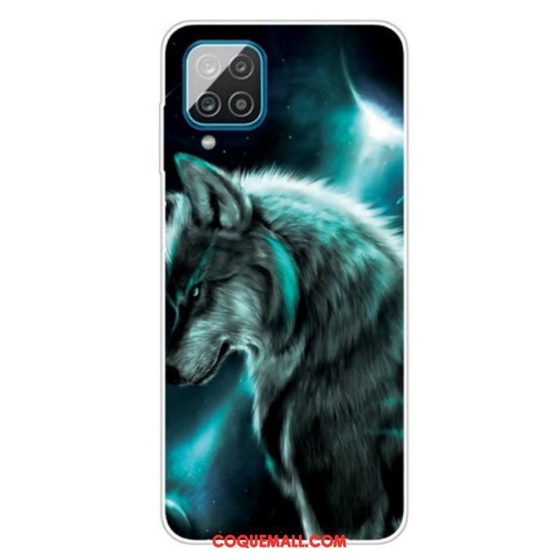 Coque Samsung Galaxy A12 / M12 Loup Royal