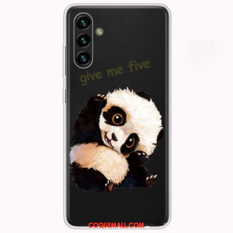 Coque Samsung Galaxy A13 5G / A04s Panda Give Me Five