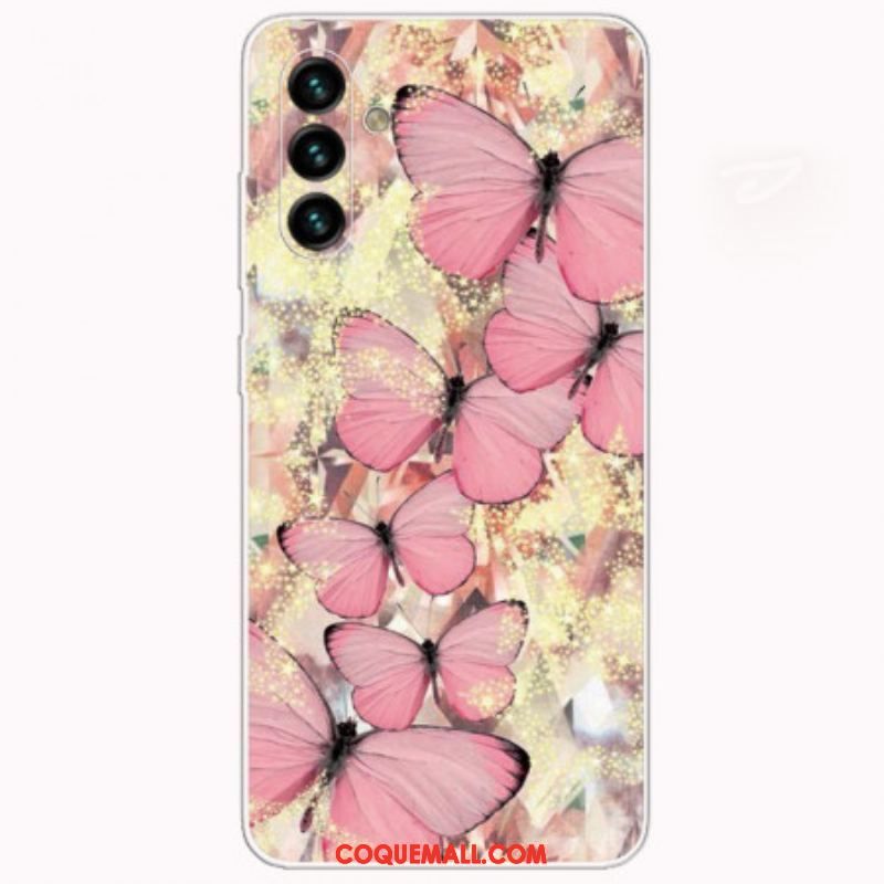 Coque Samsung Galaxy A13 5G / A04s Papillons Papillons