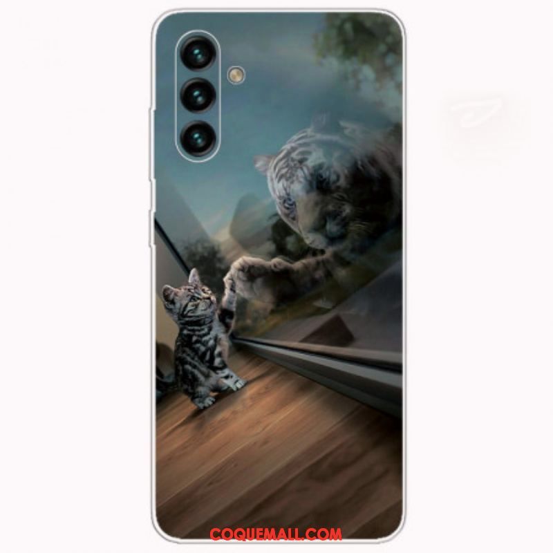 Coque Samsung Galaxy A13 5G / A04s Rêve de Chaton