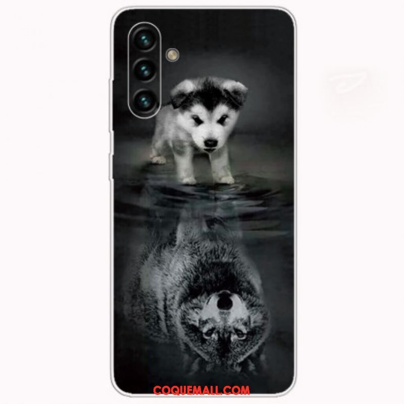 Coque Samsung Galaxy A13 5G / A04s Rêve de Chiot