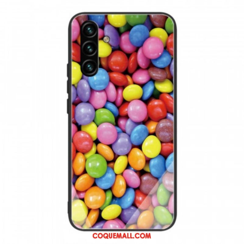 Coque Samsung Galaxy A13 5G / A04s Verre Trempé Bonbons