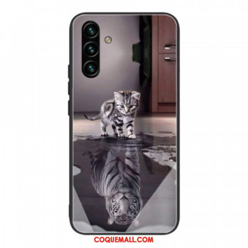 Coque Samsung Galaxy A13 5G / A04s Verre Trempé Ernest le Tigre