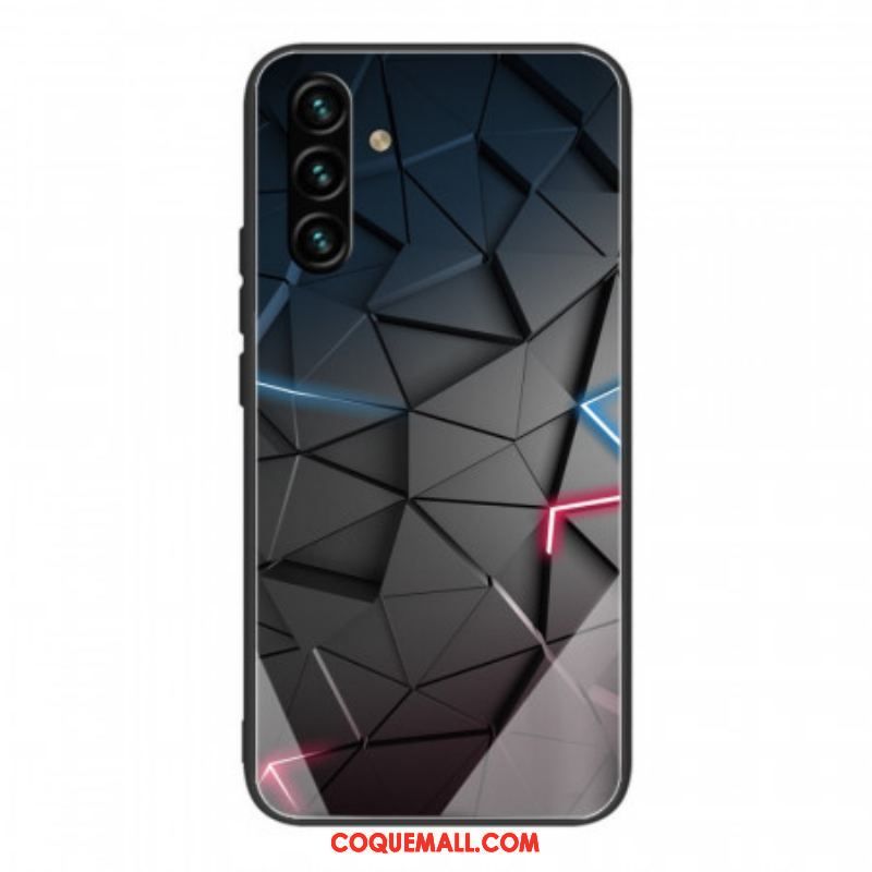 Coque Samsung Galaxy A13 5G / A04s Verre Trempé Géométrie