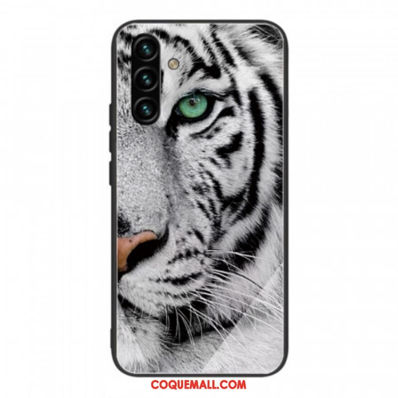 Coque Samsung Galaxy A13 5G / A04s Verre Trempé Tigre