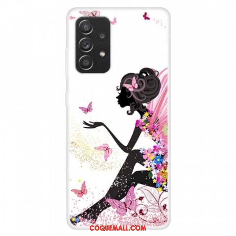 Coque Samsung Galaxy A13 Butterfly Lady