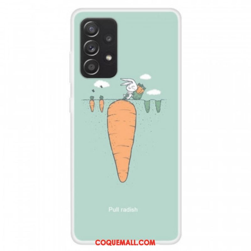 Coque Samsung Galaxy A13 Lapin au Jardin