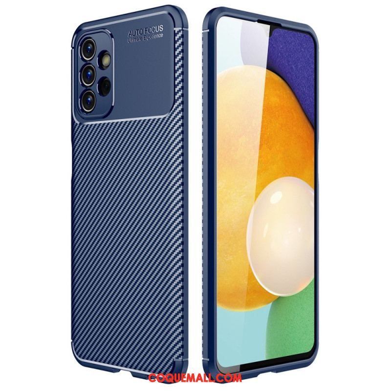 Coque Samsung Galaxy A13 Texture Fibre Carbone Flexible