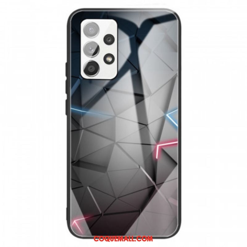 Coque Samsung Galaxy A13 Verre Trempé Géométrie