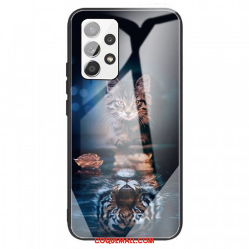 Coque Samsung Galaxy A13 Verre Trempé Mon Tigre