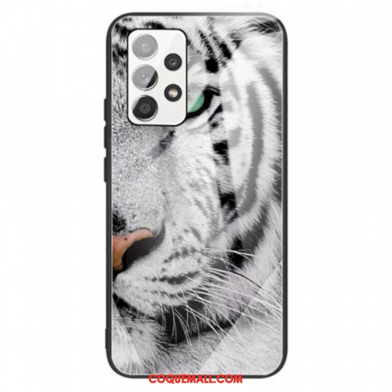 Coque Samsung Galaxy A13 Verre Trempé Tigre