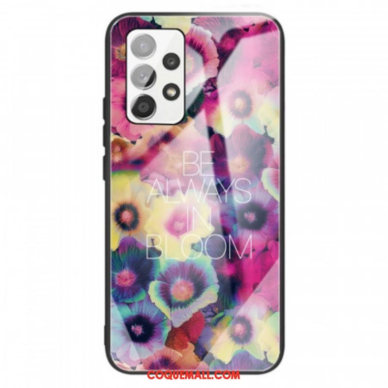 Coque Samsung Galaxy A13 Verre trempé Be Always in Bloom