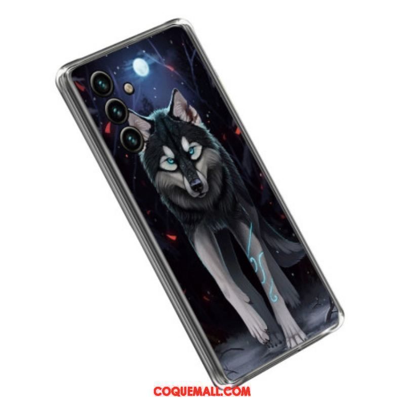 Coque Samsung Galaxy A14 5G / A14 Loup Graphique