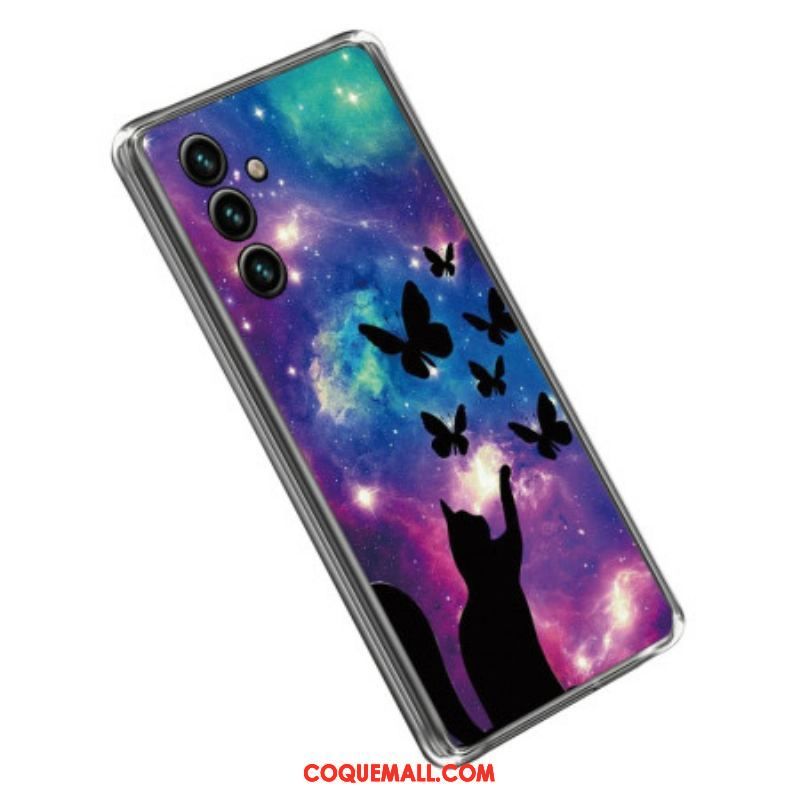 Coque Samsung Galaxy A14 5G / A14 Silicone Chat en Espace