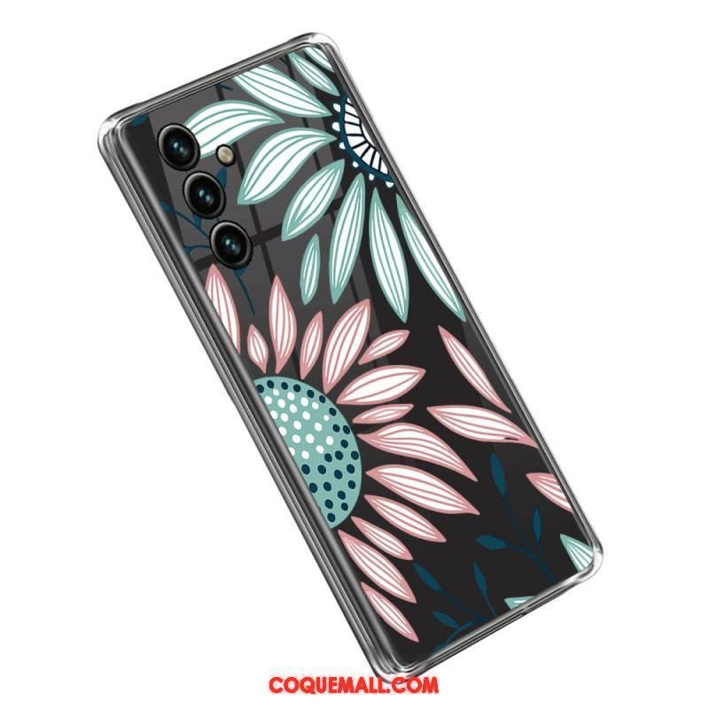 Coque Samsung Galaxy A14 5G / A14 Transparente Florale