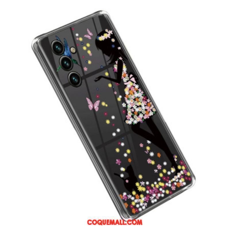 Coque Samsung Galaxy A14 5G / A14 Transparente Jeune Fille