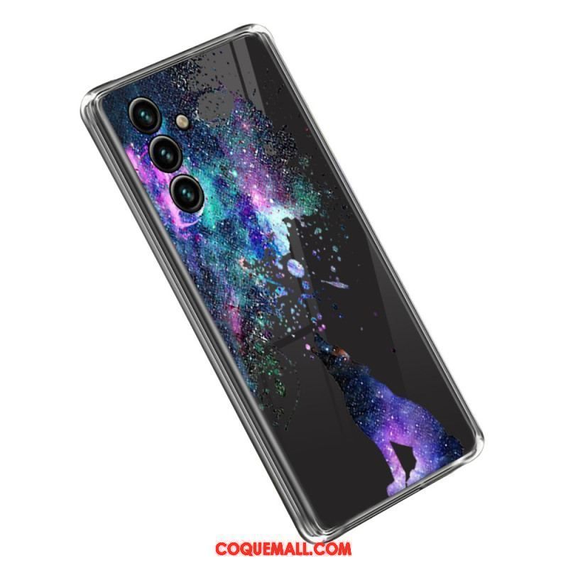 Coque Samsung Galaxy A14 5G / A14 Transparente Loup Sauvage