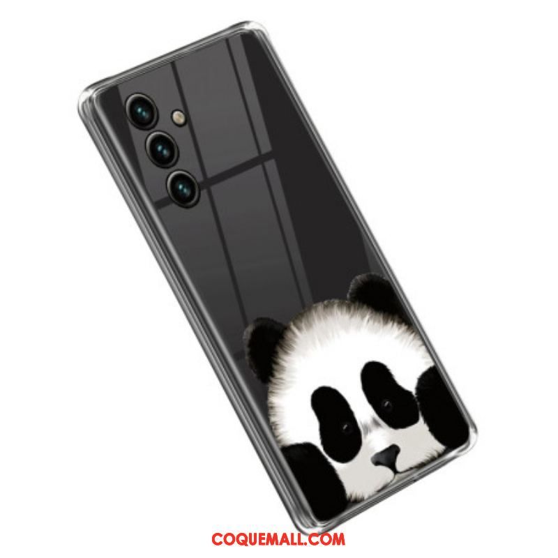 Coque Samsung Galaxy A14 5G / A14 Transparente Tête de Panda