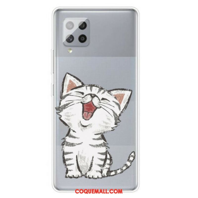 Coque Samsung Galaxy A42 5G Cute Cat