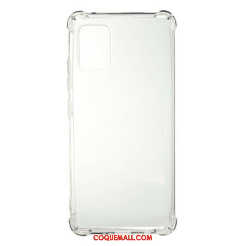 Coque Samsung Galaxy A51 5G Transparente Coins Renforcés