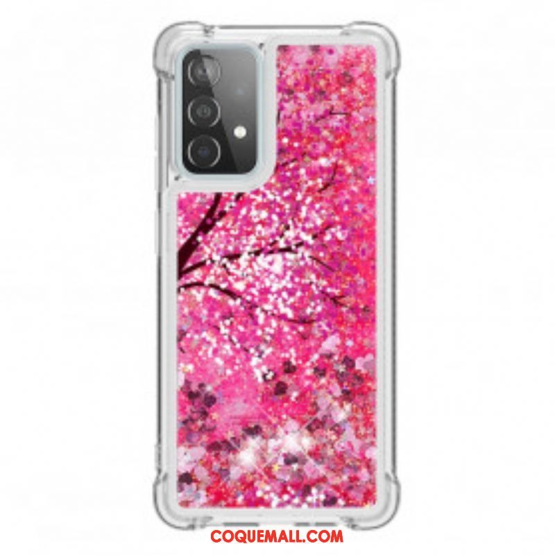 Coque Samsung Galaxy A52 4G / A52 5G / A52s 5G Arbre Paillettes