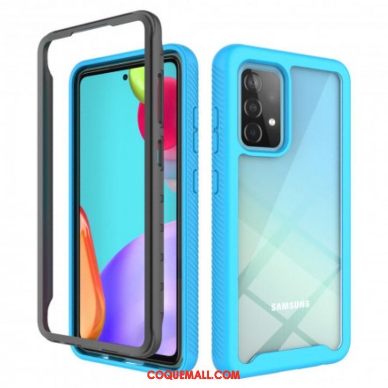 Coque Samsung Galaxy A52 4G / A52 5G / A52s 5G Conception Hybride Rebords Silicone