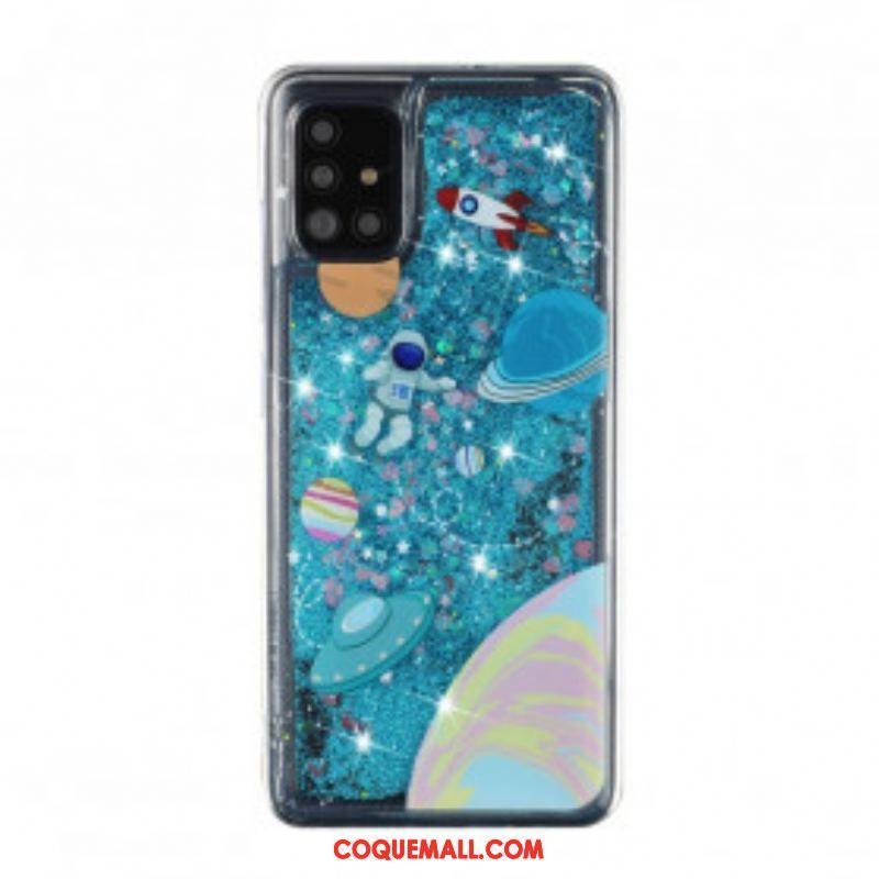 Coque Samsung Galaxy A52 4G / A52 5G / A52s 5G Espace Paillettes