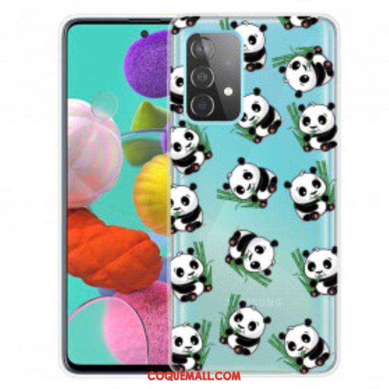 Coque Samsung Galaxy A52 4G / A52 5G / A52s 5G Petits Pandas