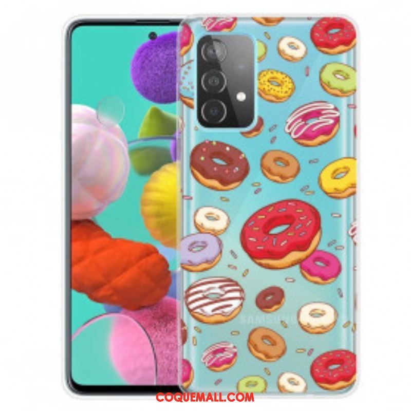 Coque Samsung Galaxy A52 4G / A52 5G / A52s 5G love Donuts