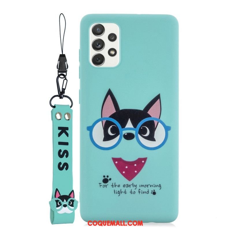 Coque Samsung Galaxy A53 5G Cartoon avec Lanière