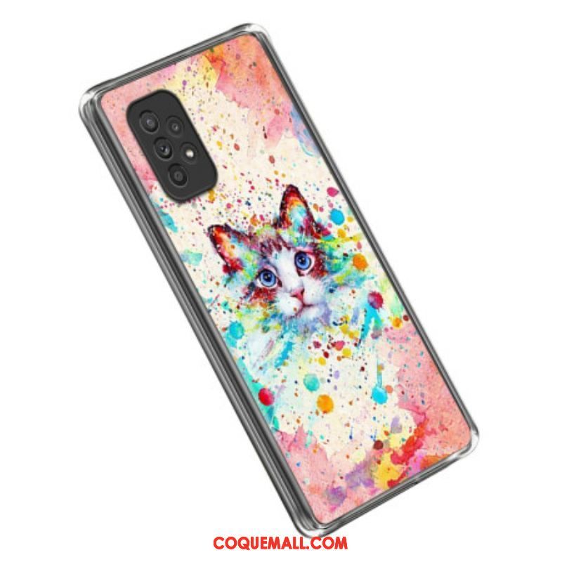 Coque Samsung Galaxy A53 5G Chat Art