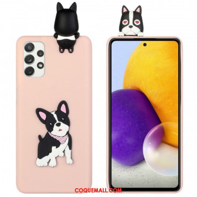 Coque Samsung Galaxy A53 5G Chien 3D