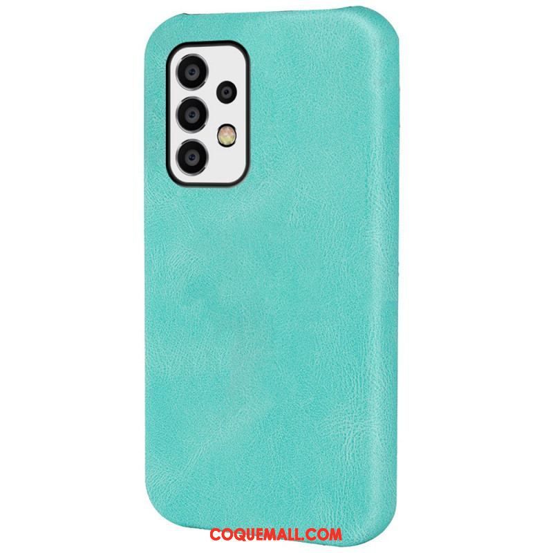 Coque Samsung Galaxy A53 5G Effet Cuir Design