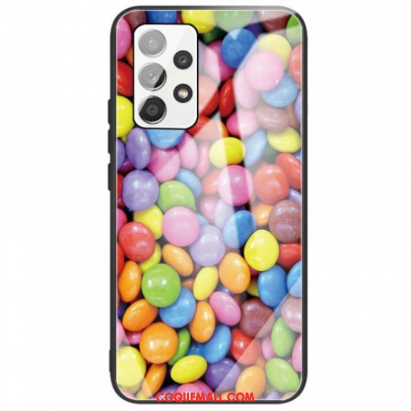 Coque Samsung Galaxy A53 5G Verre Trempé Bonbons