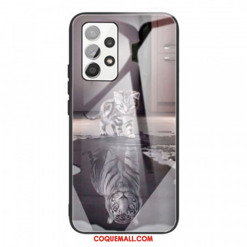 Coque Samsung Galaxy A53 5G Verre Trempé Ernest le Tigre