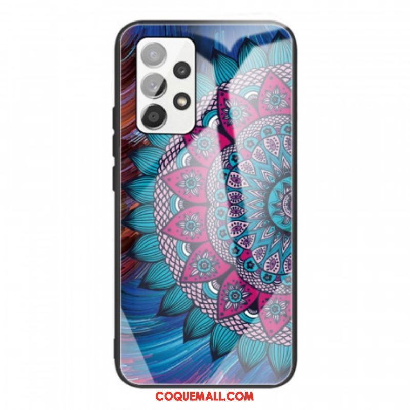 Coque Samsung Galaxy A53 5G Verre Trempé Mandala