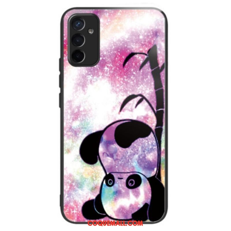 Coque Samsung Galaxy M13 Verre Trempé Panda