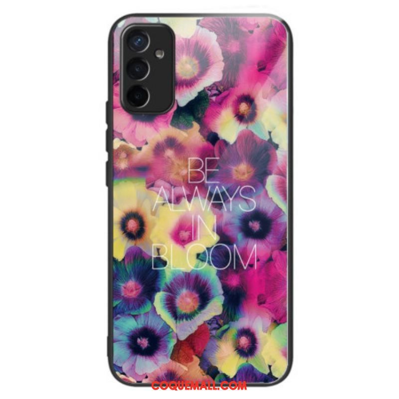 Coque Samsung Galaxy M13 Verre trempé Be Always in Bloom