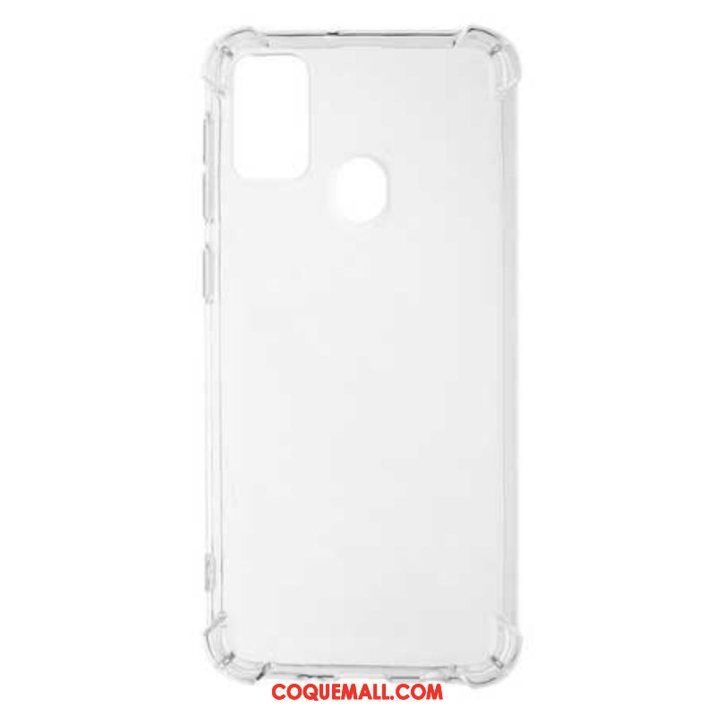 Coque Samsung Galaxy M21 Transparente Coins Renforcés