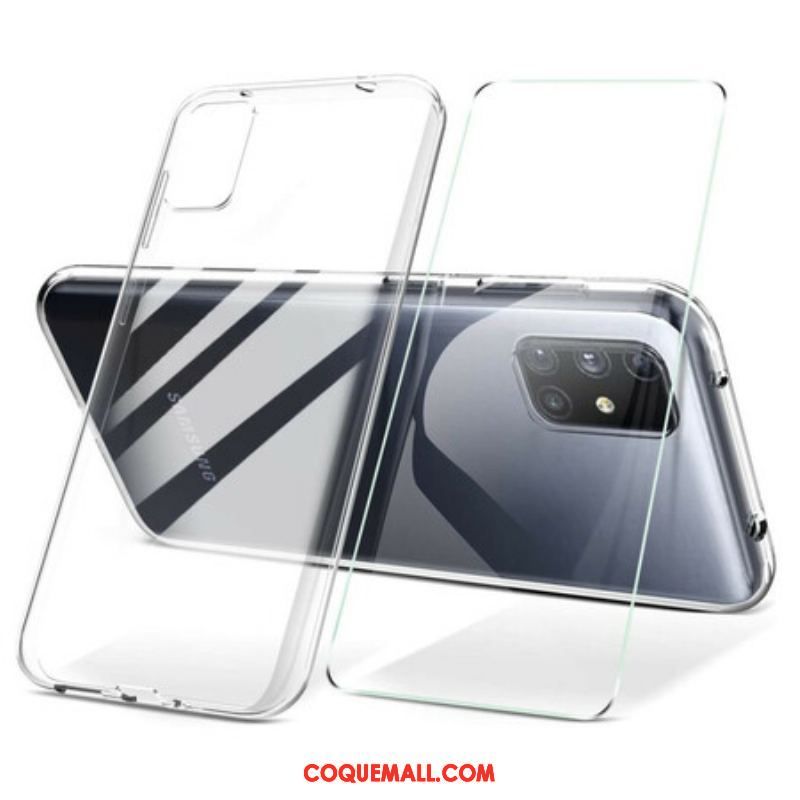 Coque Samsung Galaxy M51 Coque et Verre trempée Écran