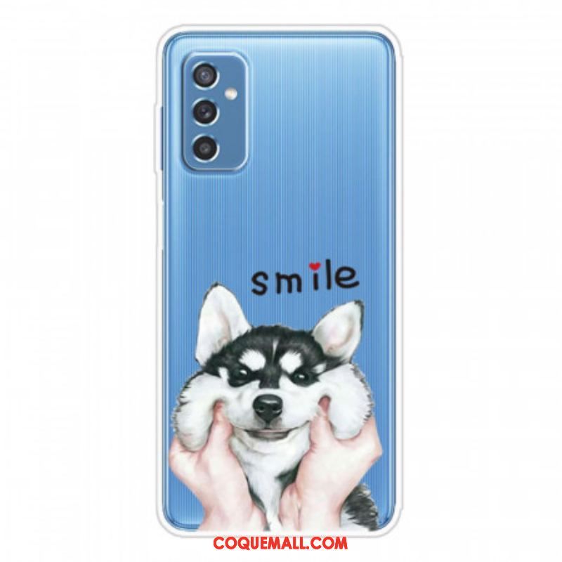 Coque Samsung Galaxy M52 5G Loup Câlin