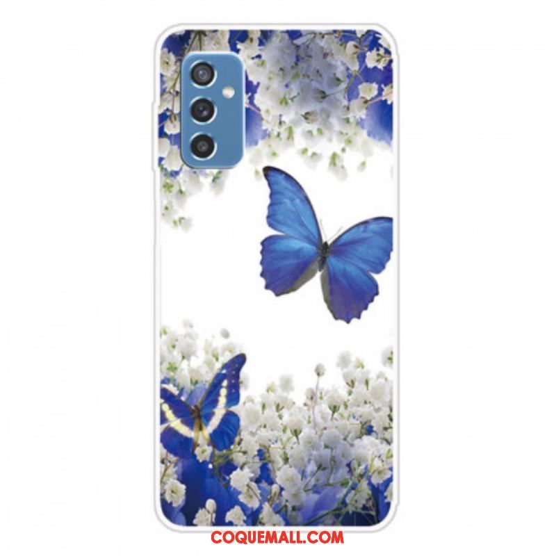 Coque Samsung Galaxy M52 5G Papillon Mystique