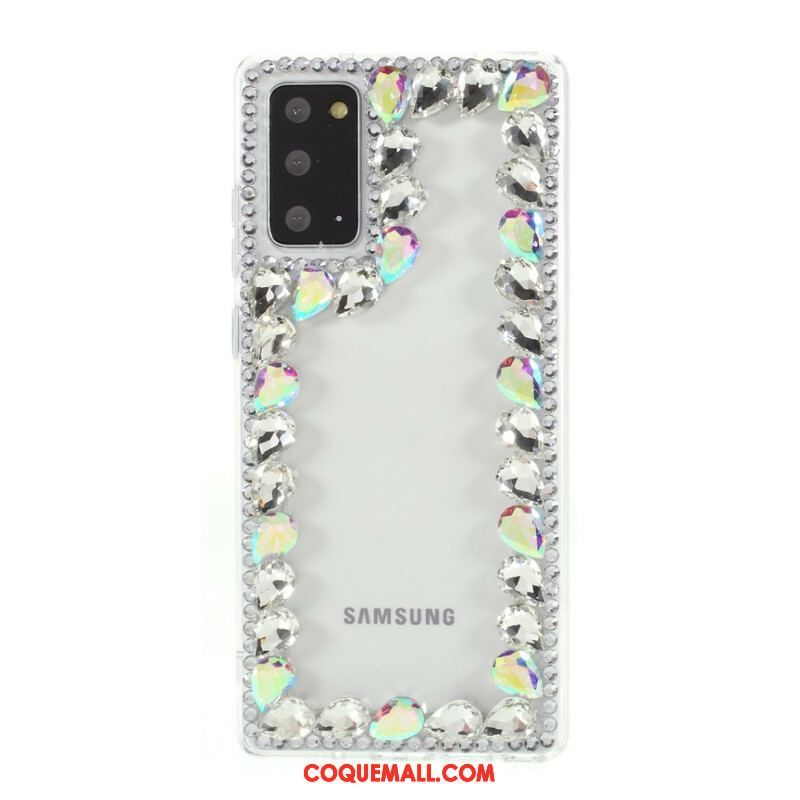 Coque Samsung Galaxy Note 20 Contour Strass