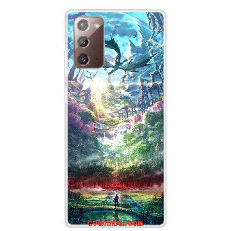 Coque Samsung Galaxy Note 20 Nature Paradisiaque