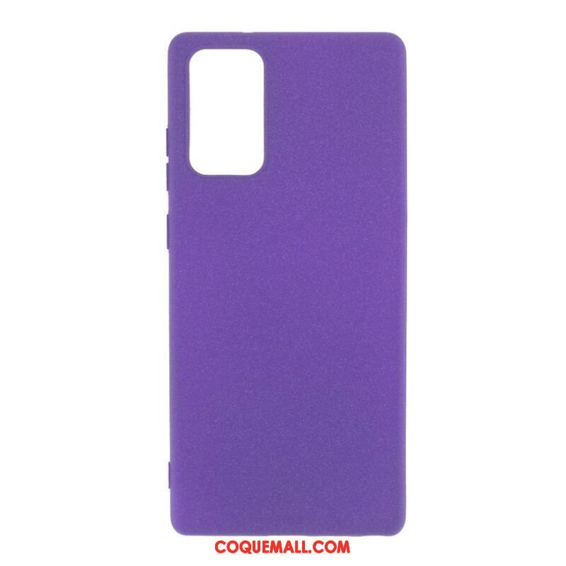 Coque Samsung Galaxy Note 20 Paillettes Matte