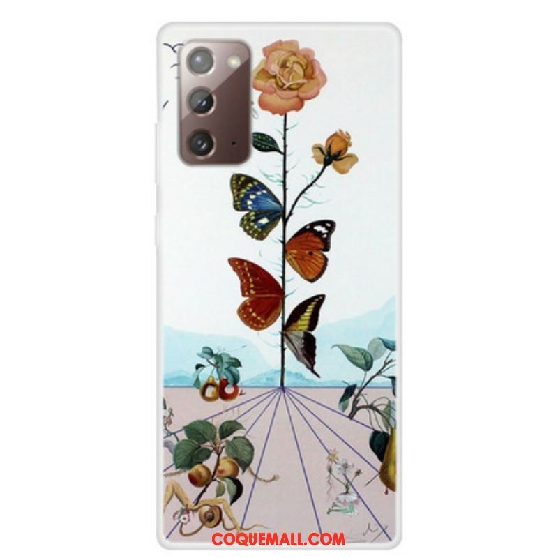 Coque Samsung Galaxy Note 20 Papillons de la Nature
