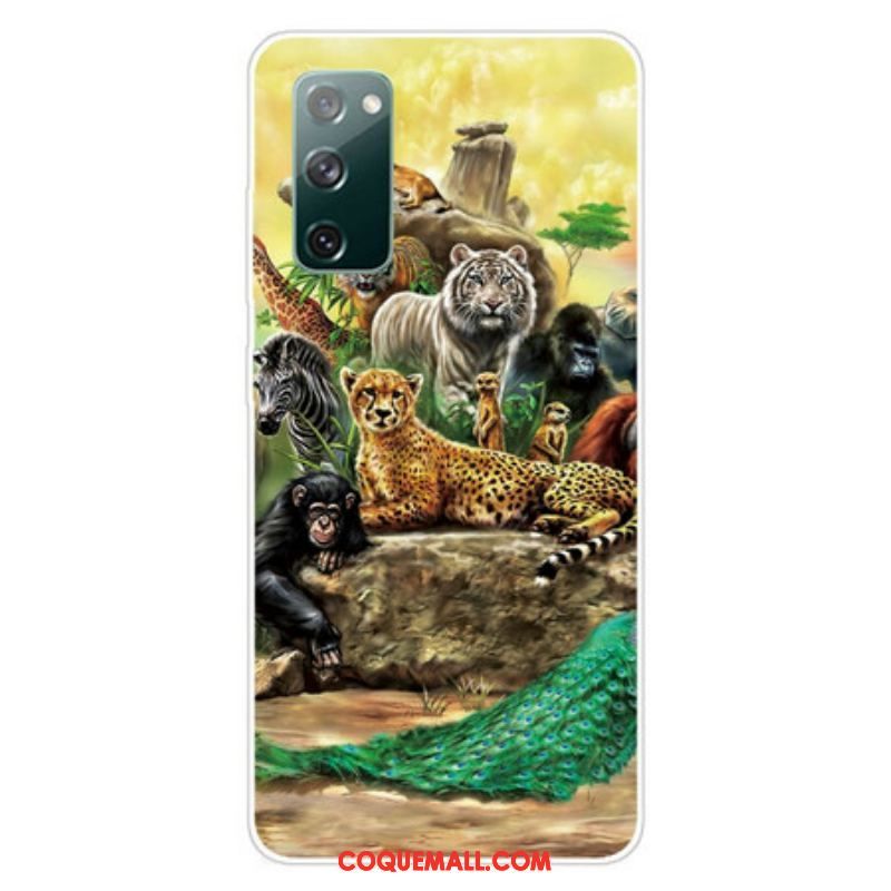 Coque Samsung Galaxy S20 FE Animaux Safari