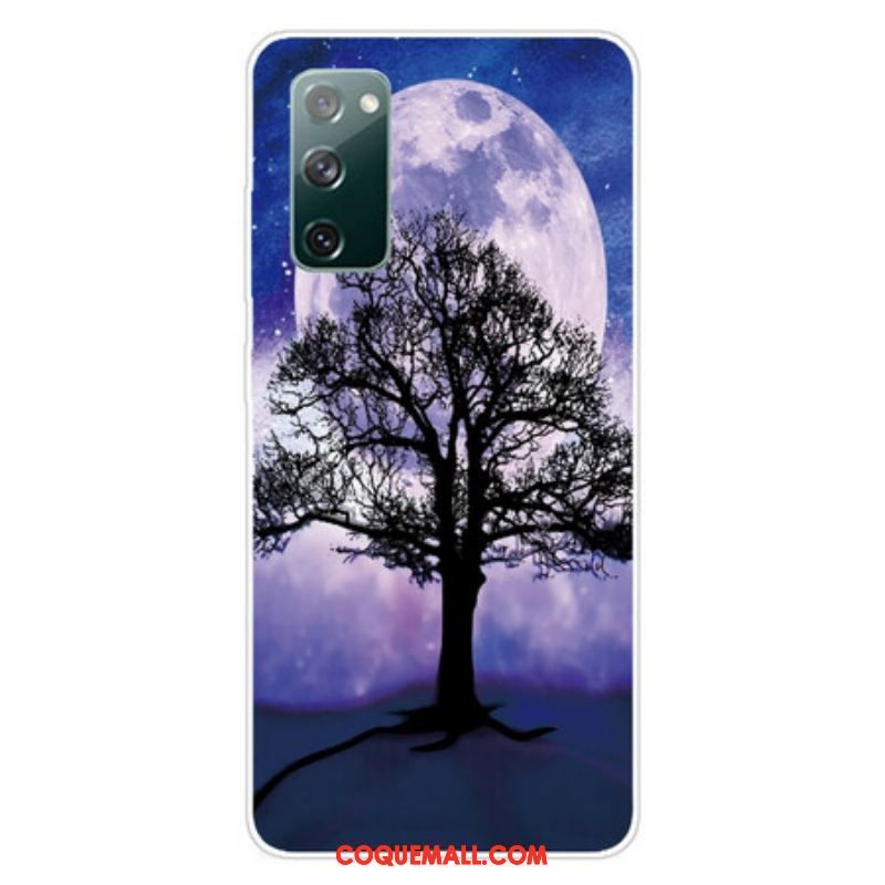 Coque Samsung Galaxy S20 FE Arbre et Lune