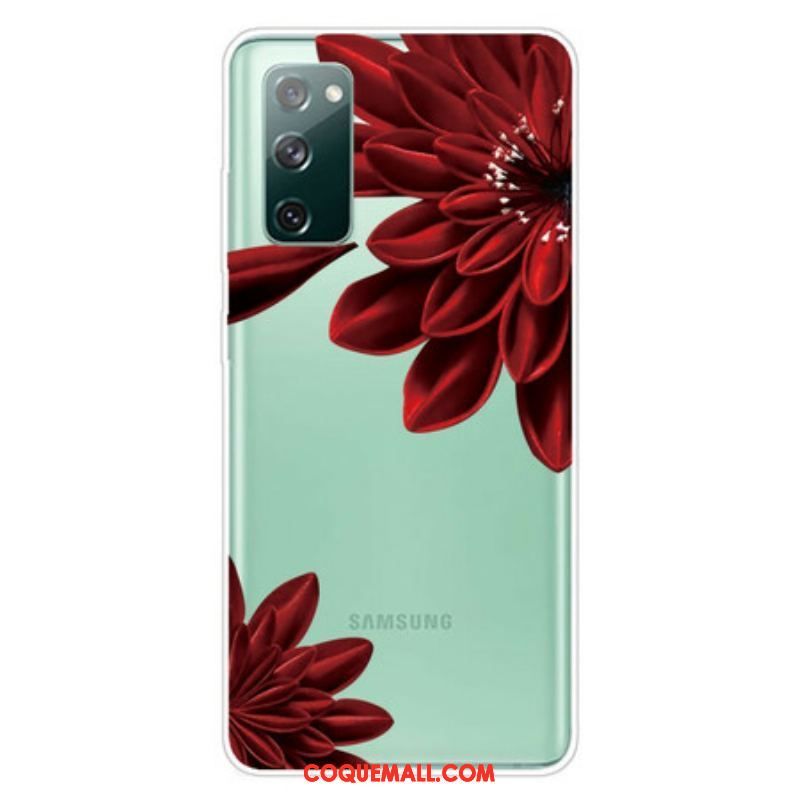 Coque Samsung Galaxy S20 FE Fleurs Sauvages