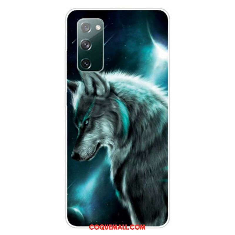 Coque Samsung Galaxy S20 FE Loup Royal